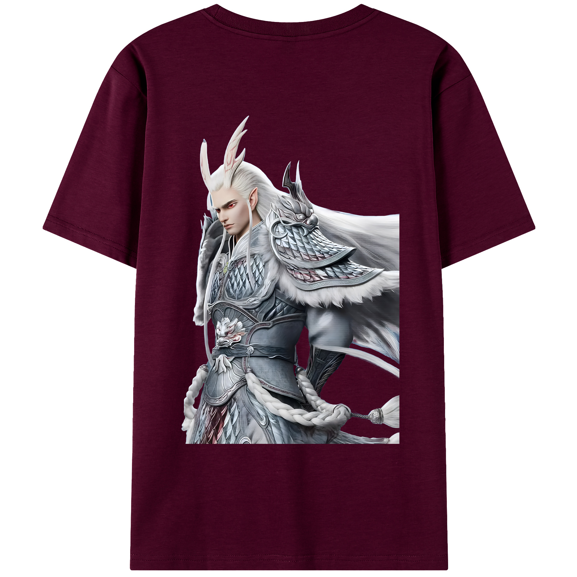 （画像用） Ne Zha 2 ナタ 魔童の大暴れ レディース半袖Tシャツ(バックプリント)